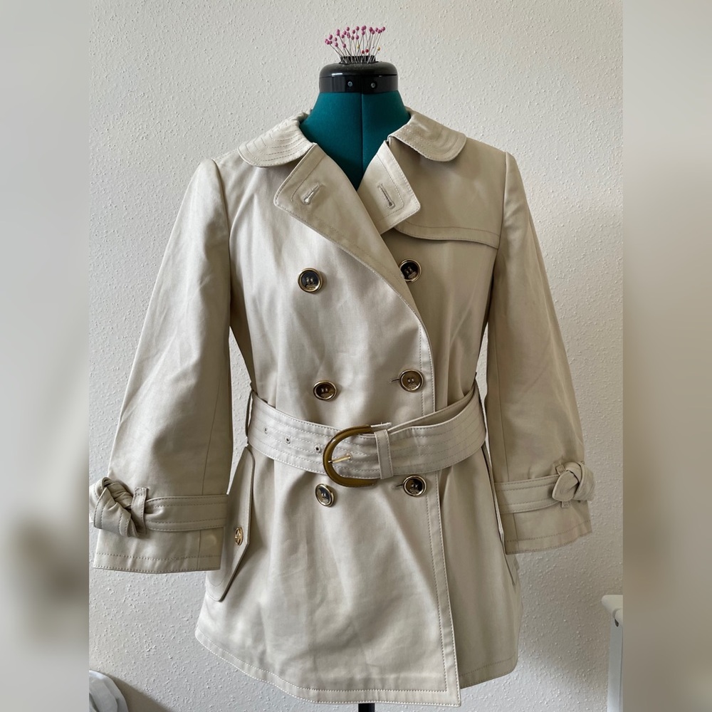 COACH Beige Peacoat